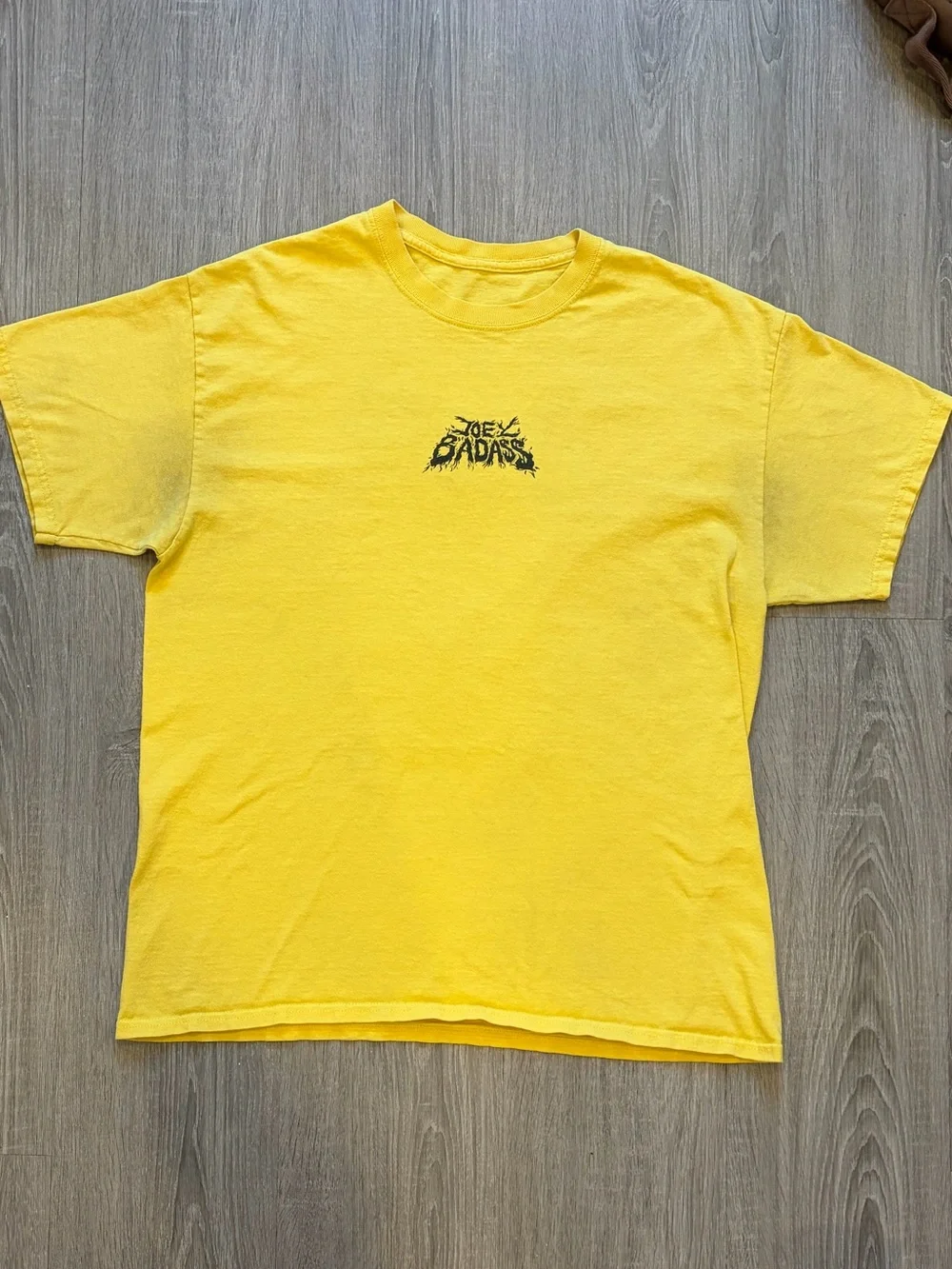 Joey Bada$$ Tour Merch Yellow Graphic T-Shirt